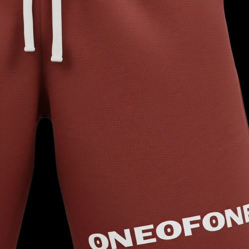 OOO Affiliate "Relax" Baggy Sweatshorts Cardinal Red
